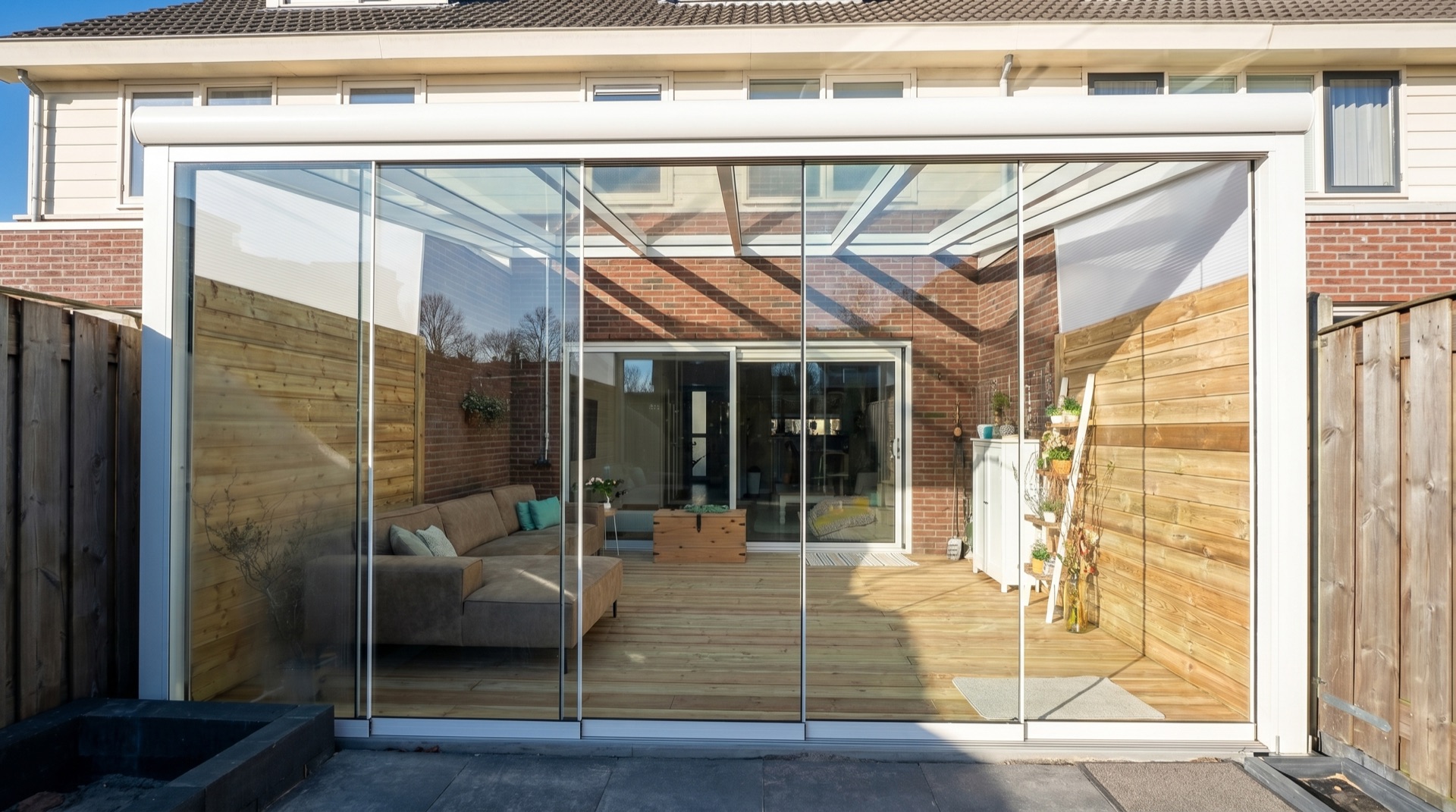 Veranda aanleggen in hout, aluminium of glas
