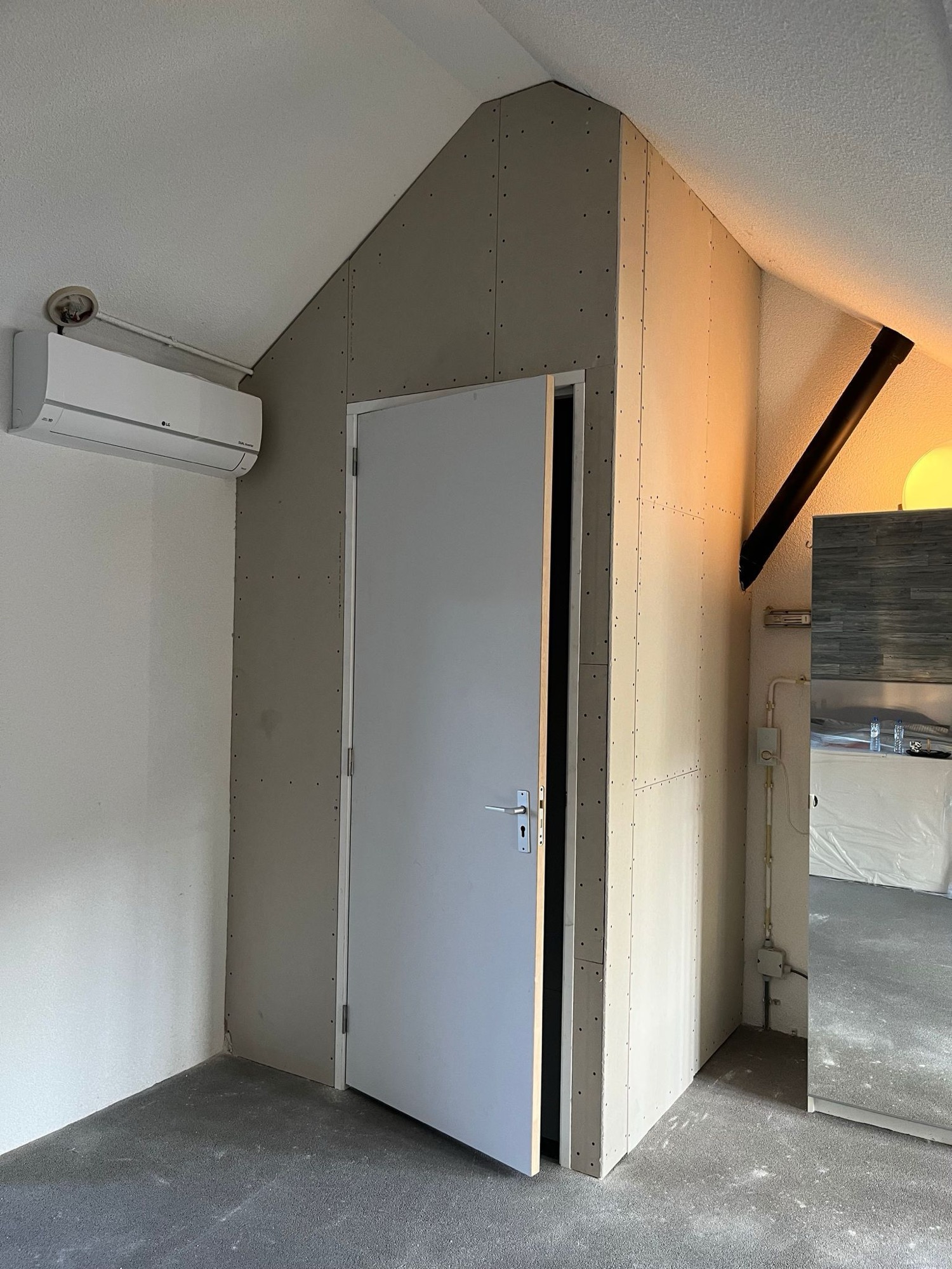 Binnenwand plaatsen in Utrecht, gipsplaten